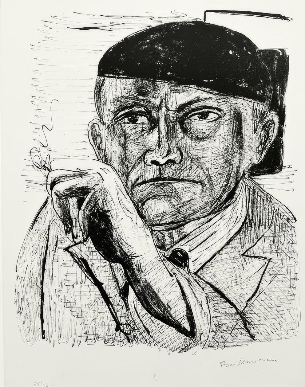 Self-Portrait by Max Beckmann
