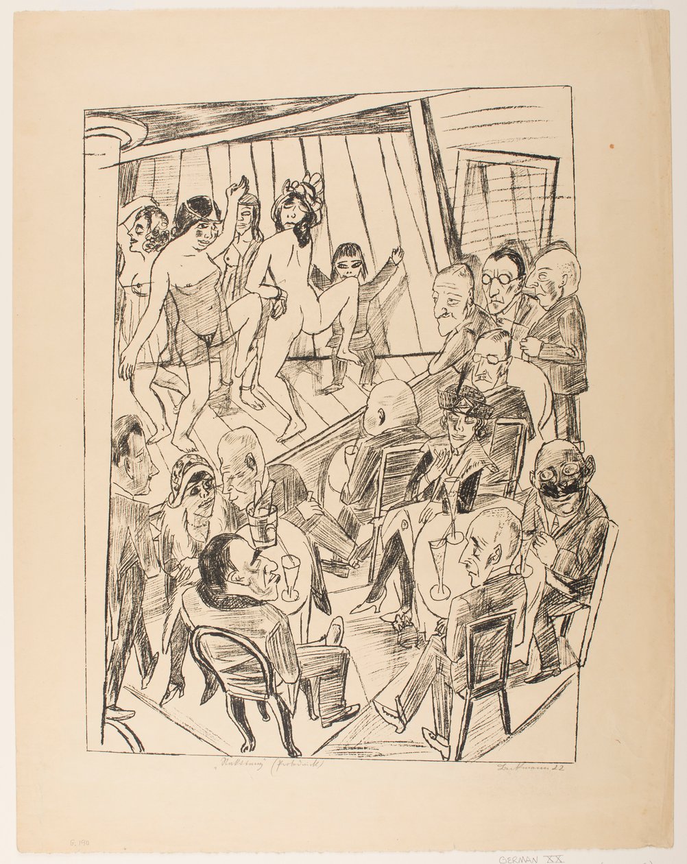 Striptease, plate 4 from the series 