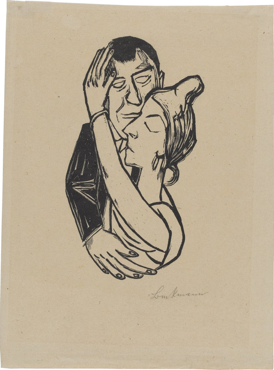 Dancing (Plate 2 from: Second Ganymede Portfolio) by Max Beckmann