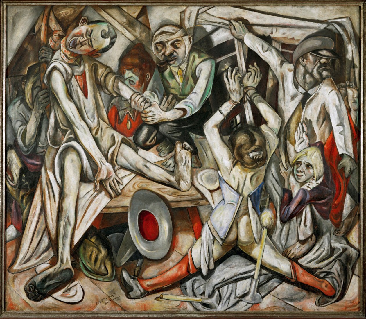 The Night by Max Beckmann