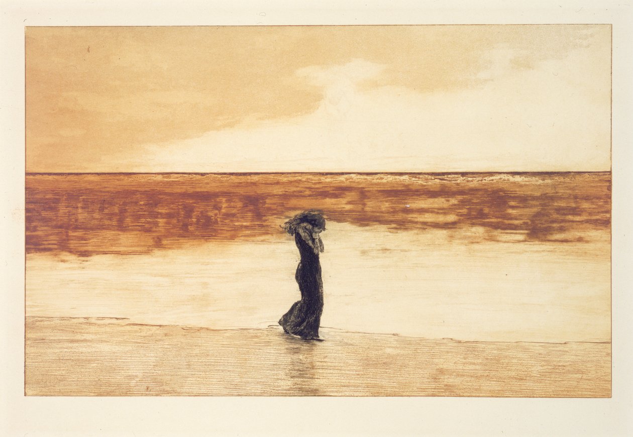 Abandoned, Plate 5 from the Series “A Life: Opus VIII” by Max Klinger