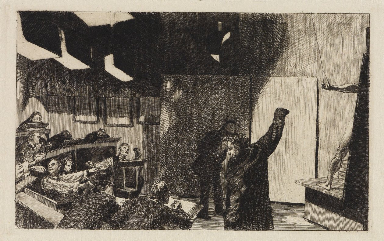 Nude Hall of the School of Arts and Crafts by Max Klinger