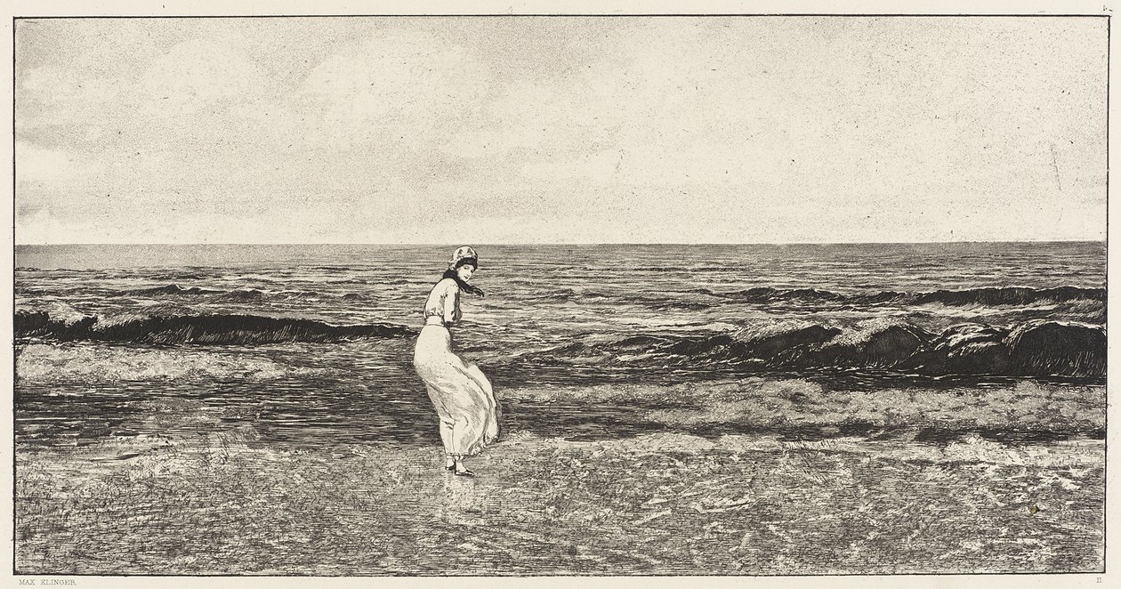 By the Sea by Max Klinger