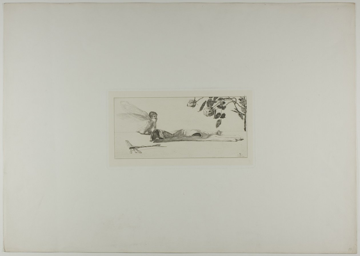Cupid, plate ten from A Glove by Max Klinger