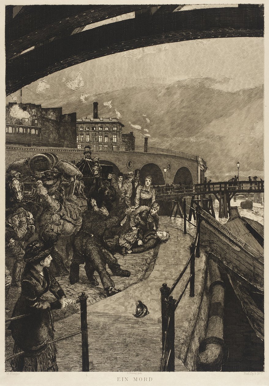 A Murder by Max Klinger