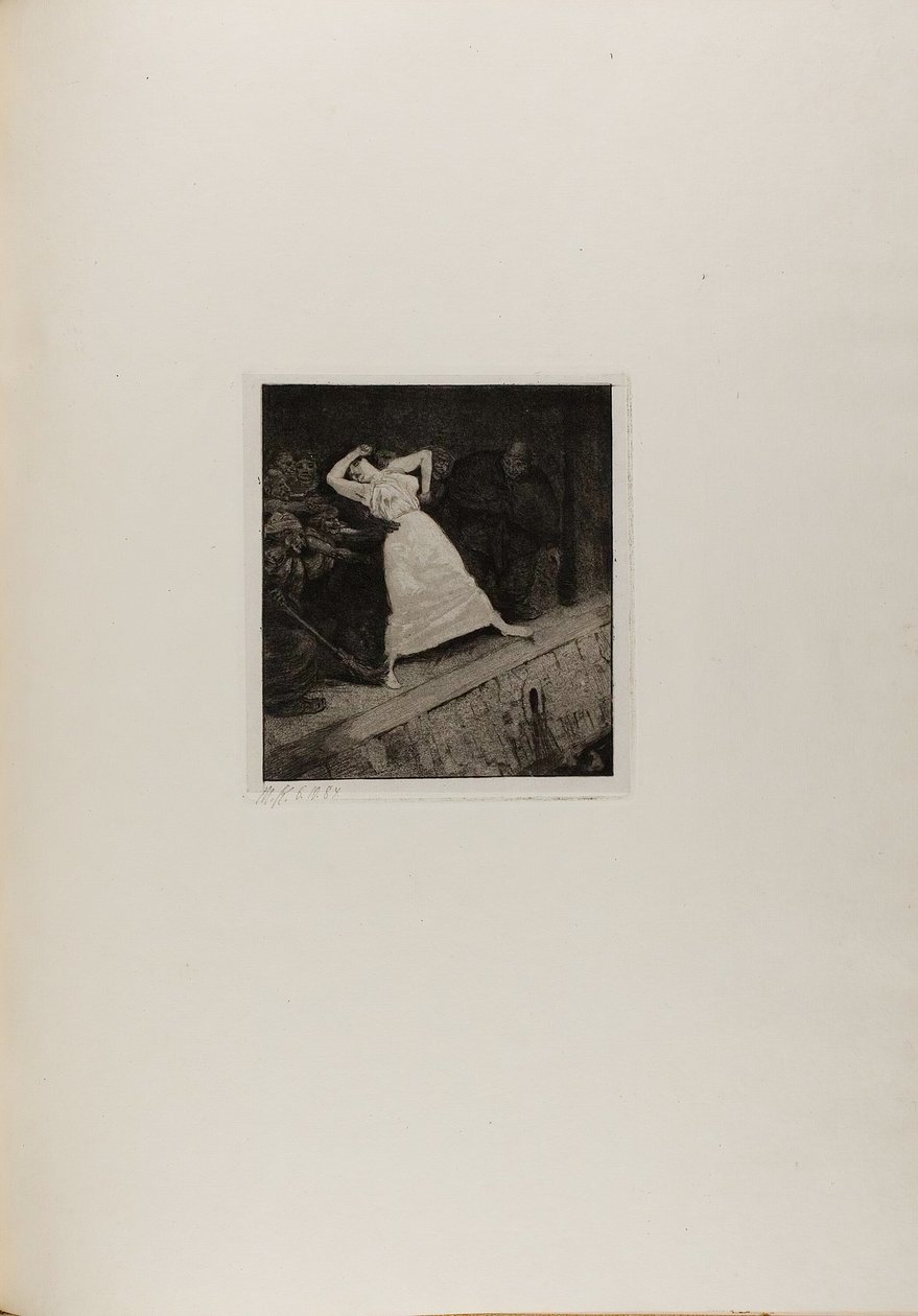 Into the Gutter!, plate ten from A Life by Max Klinger