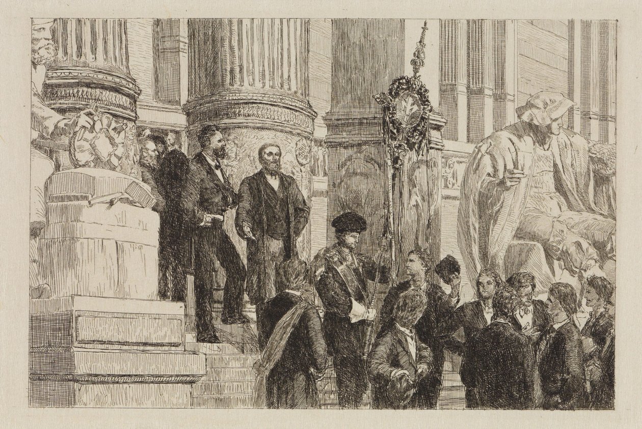 Portal of the New Museum of Applied Arts by Max Klinger