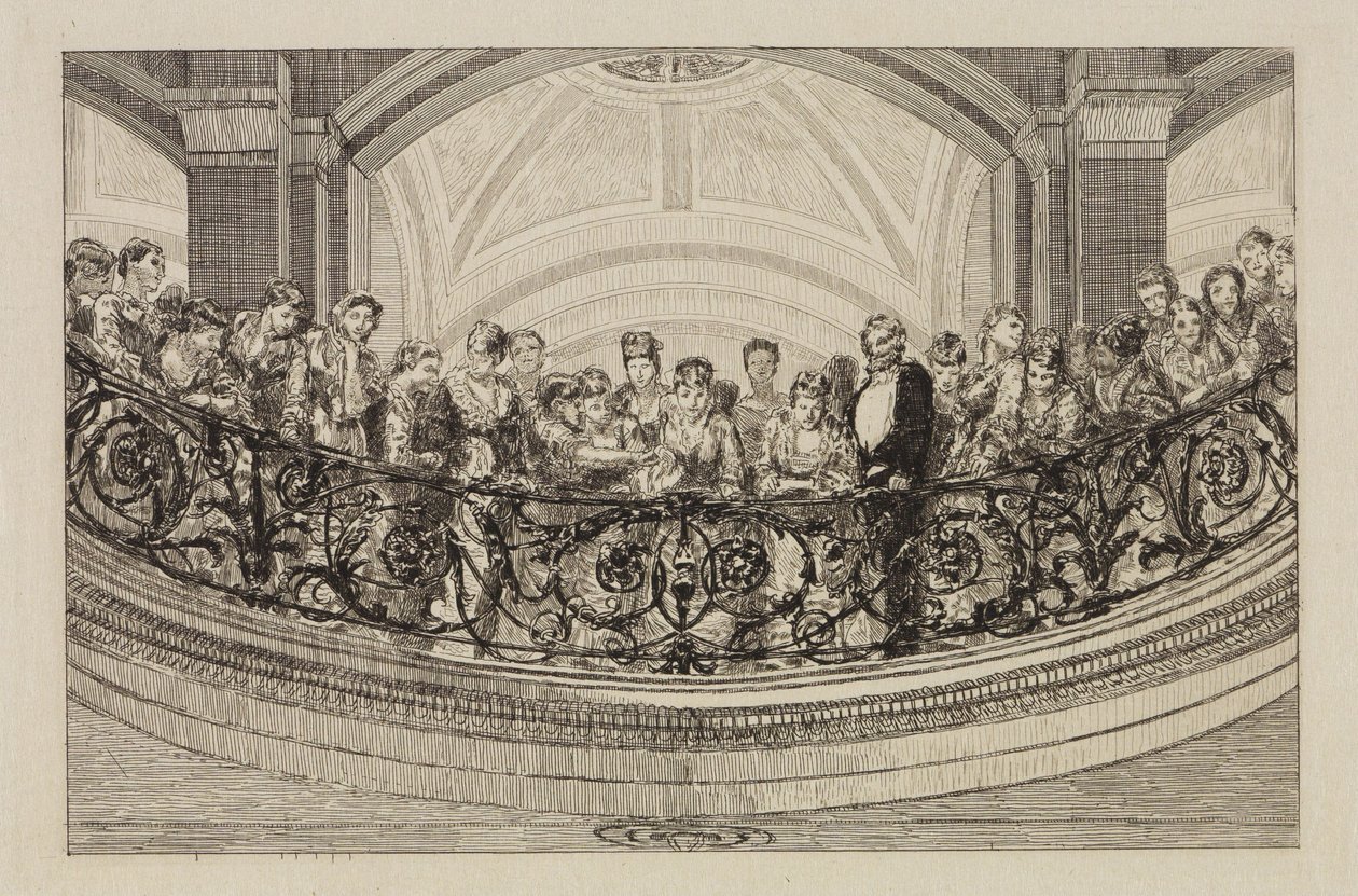 Wrought Iron Grille in the Anteroom by Max Klinger