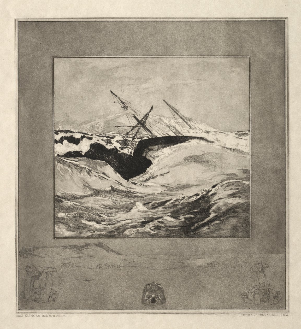 From Death I, (Opus II, 1889) No. 3 by Max Klinger