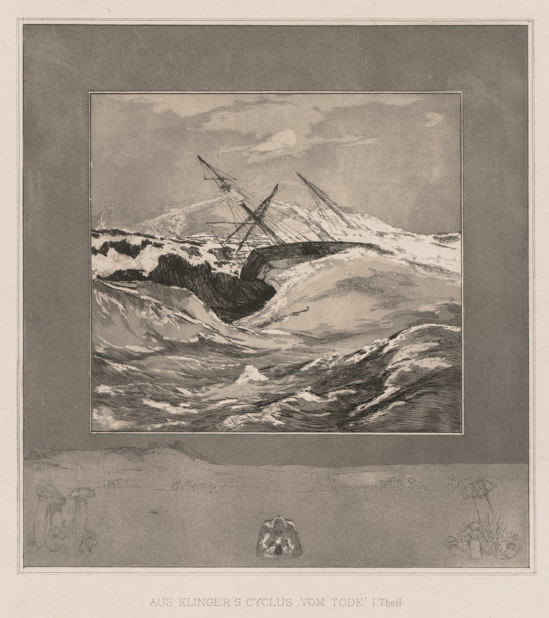 Vom Tode I Opus II, 1889, No. 3 by Max Klinger