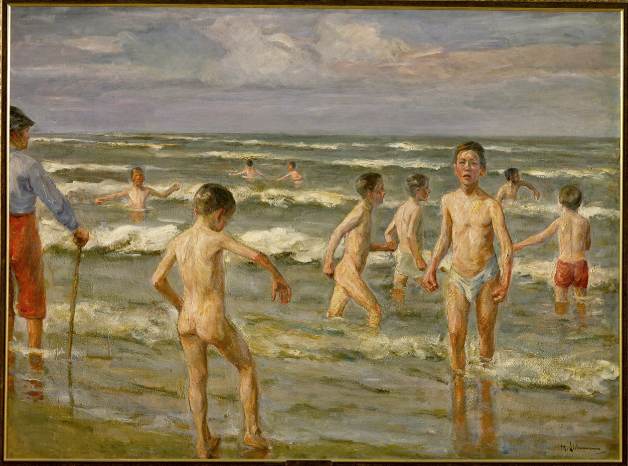 Bathing Boys by Max Liebermann