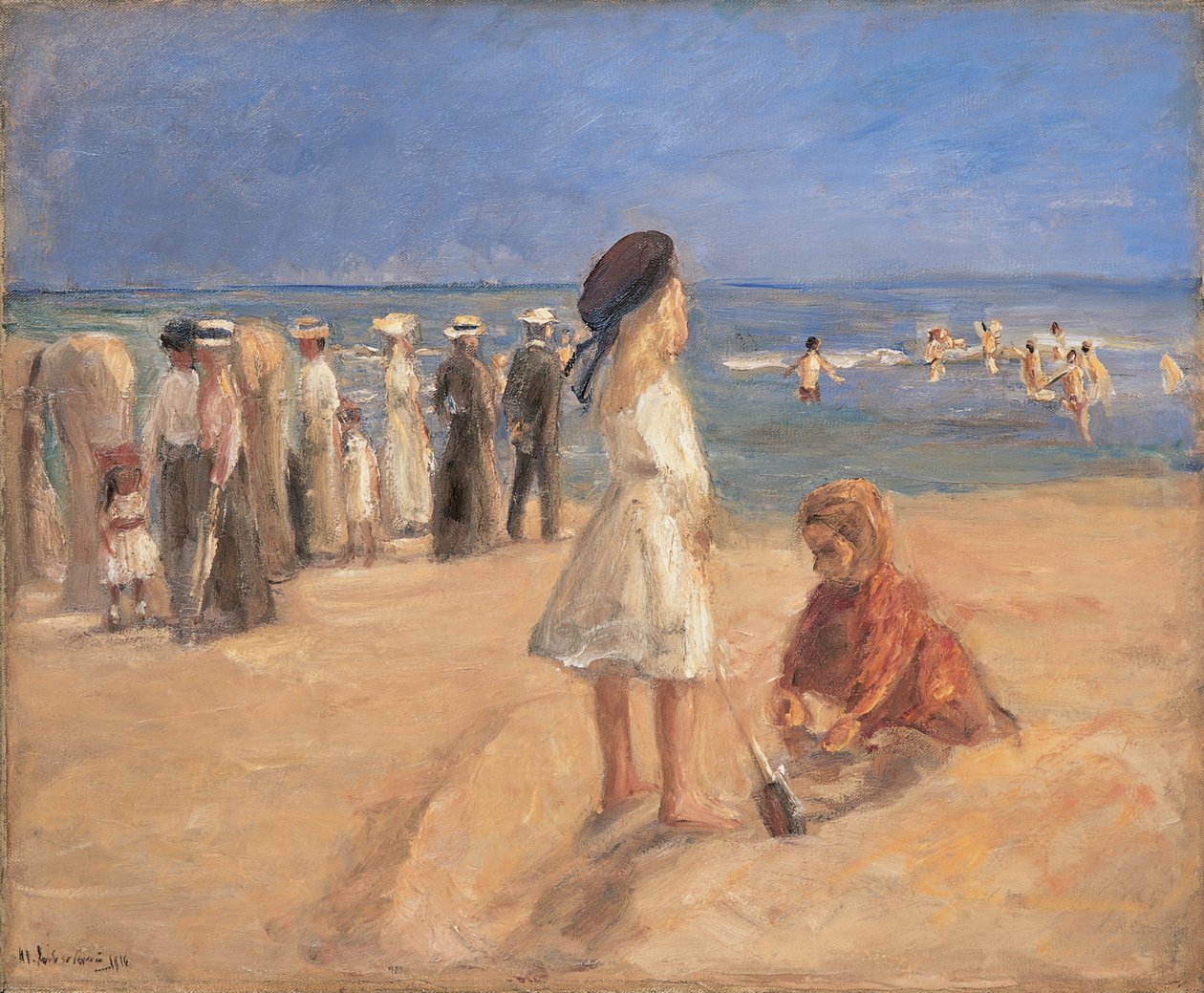 Beach Life, 1916 by Max Liebermann