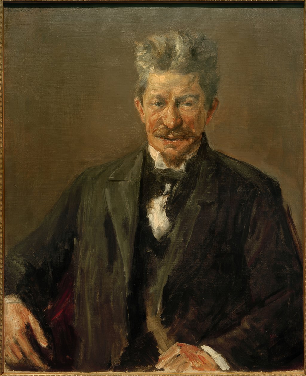 Portrait of the Danish Literary Historian Georg Brandes