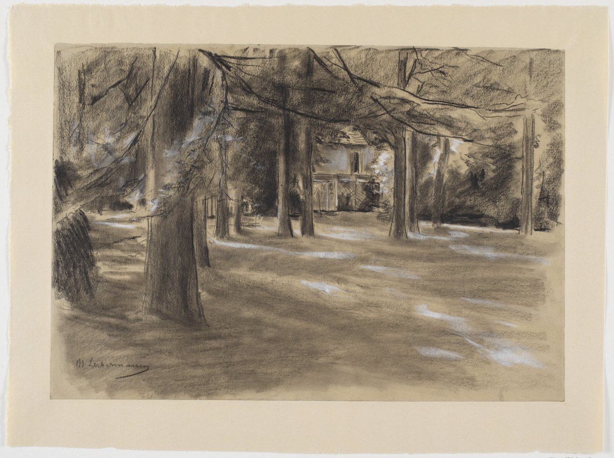 Dutch Park Landscape with House by Max Liebermann