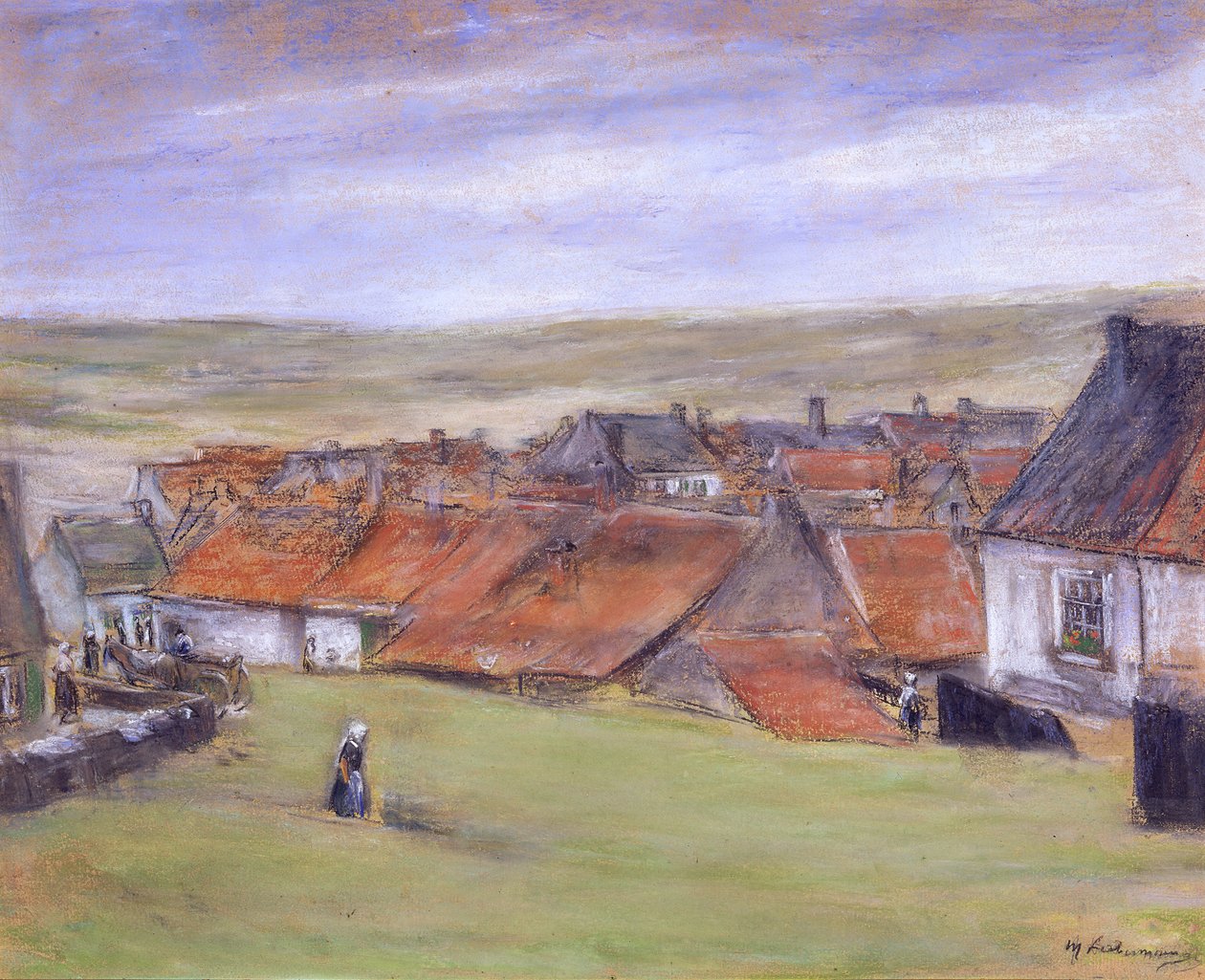 Landscape in Katwijk by Max Liebermann