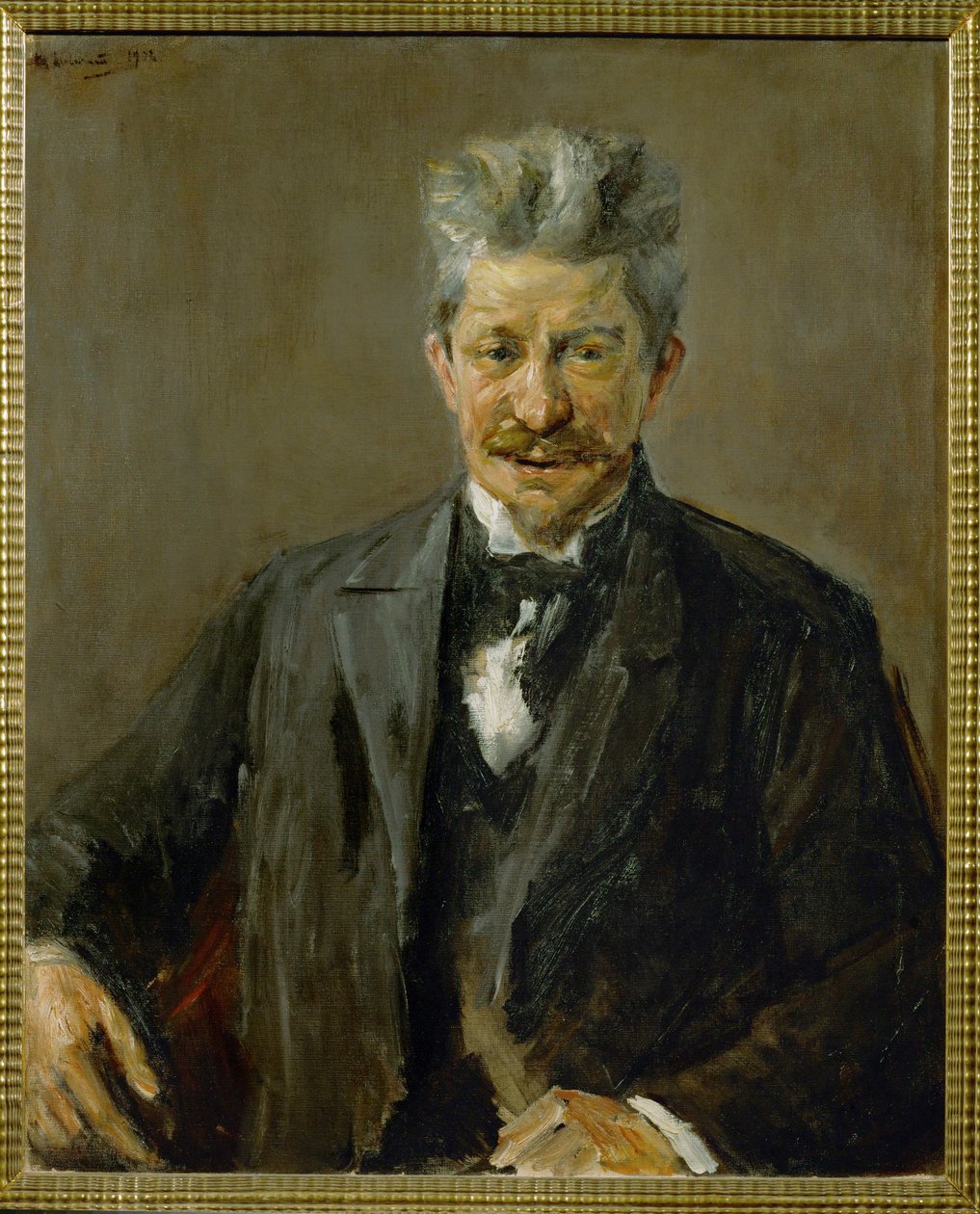 Portrait of Georg Brandes, Danish Art Critic by Max Liebermann