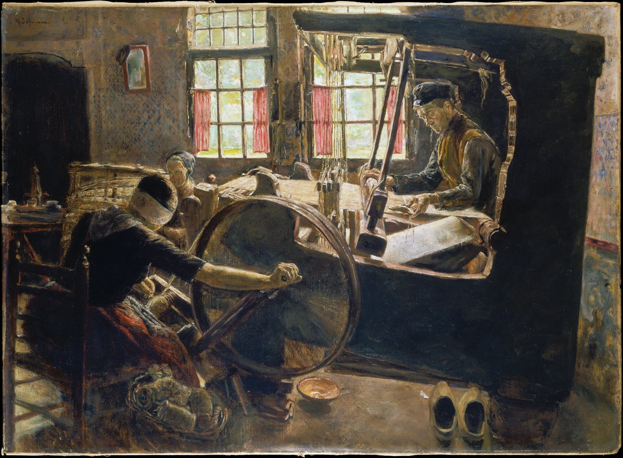 The Weaver by Max Liebermann
