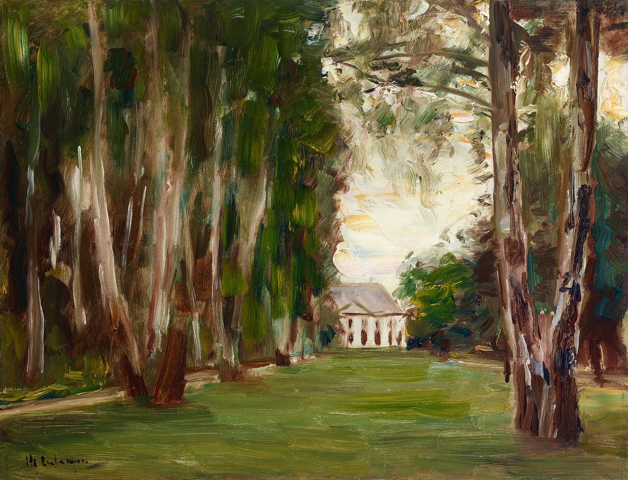 Wannsee Garden with Villa by Max Liebermann