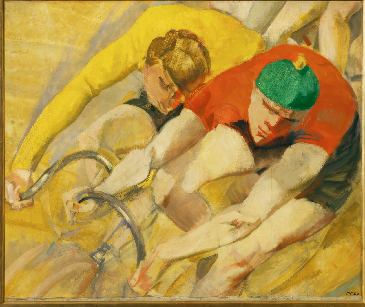 Six-Day Race by Max Oppenheimer