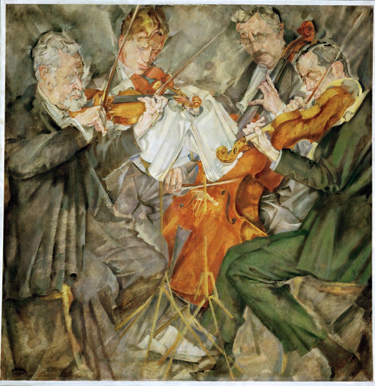 The Famous Rose-Quartet, Arnold Rose, Left by Max Oppenheimer