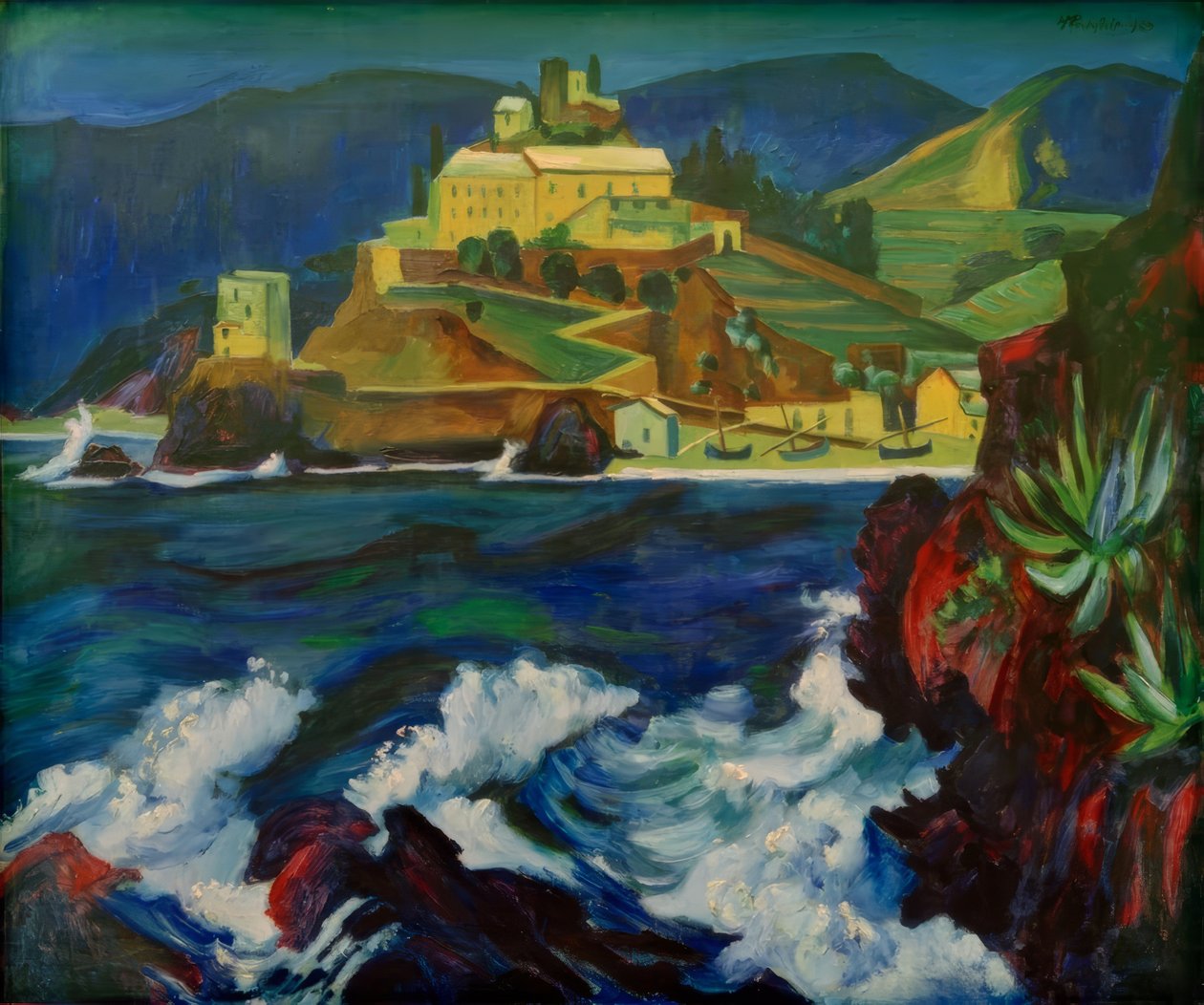 Convent of Monterosso by Max Pechstein