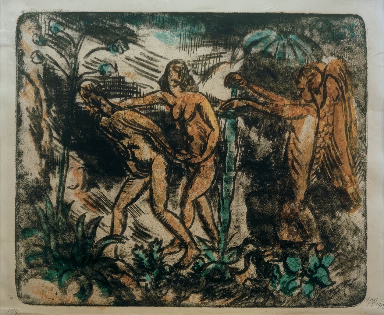 The Expulsion from Paradise by Max Pechstein