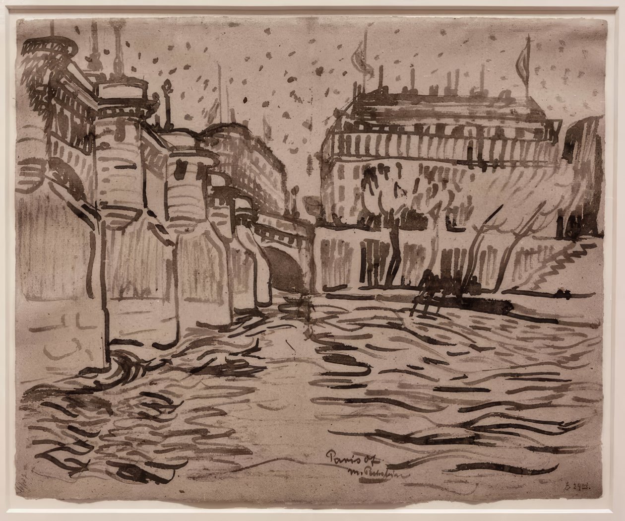 Paris, Pont Neuf by Max Pechstein
