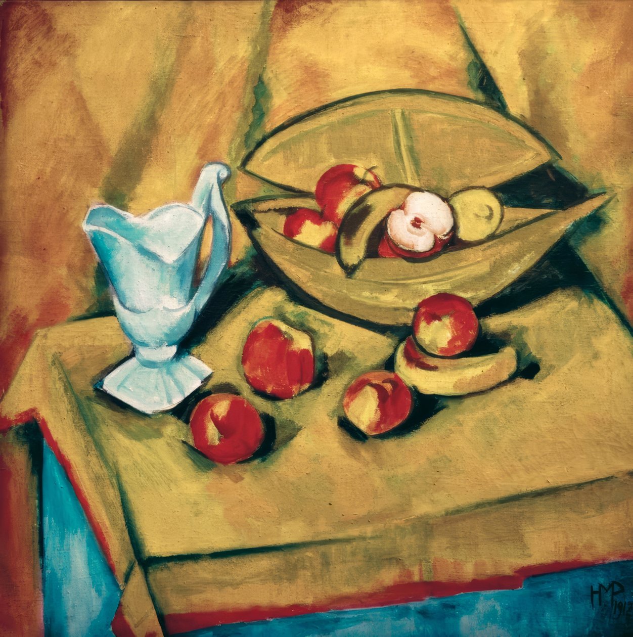 Still Life with Apples by Max Pechstein