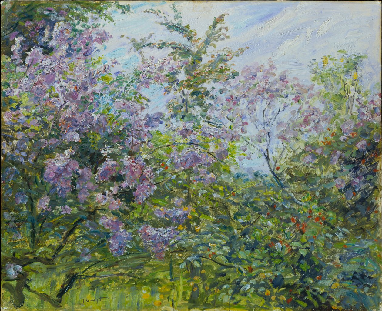 Blossoming Lilac by Max Slevogt