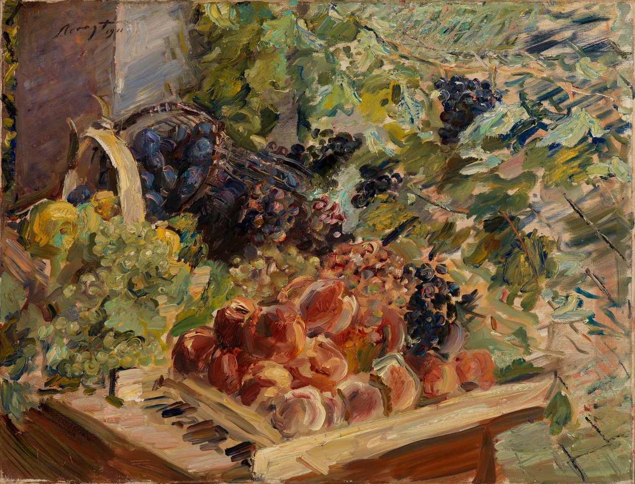 Still Life with Fruits by Max Slevogt