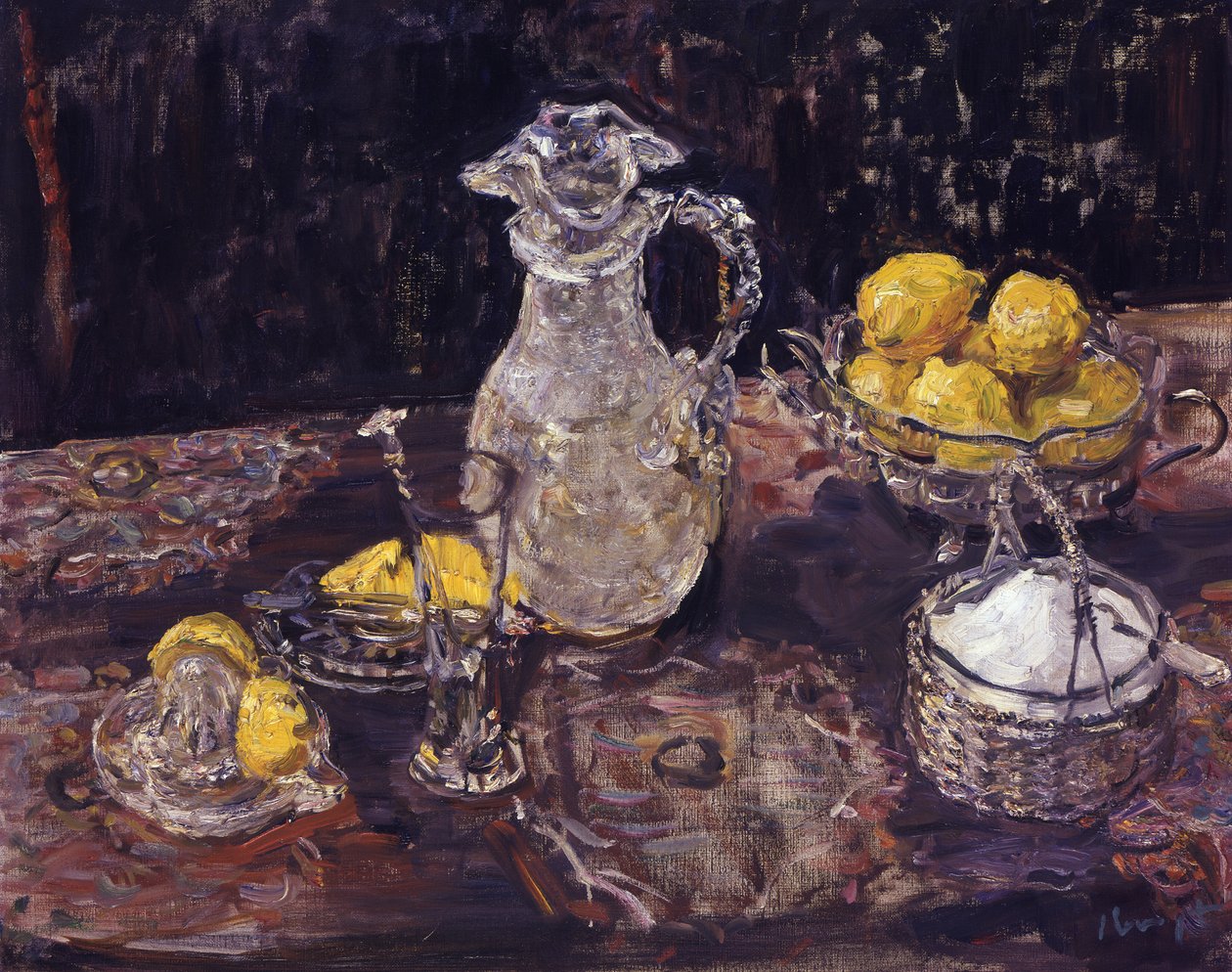 Lemon Still Life by Max Slevogt