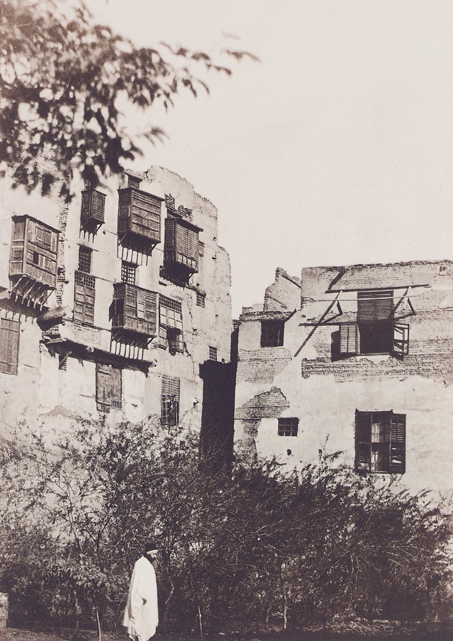 Cairo, House and Garden in the French Quarter, with Gustave Flaubert by Maxime Du Camp