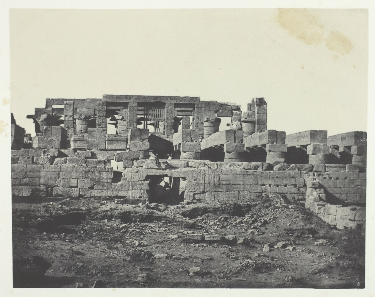 Palais de Karnak, Southern Entrance of the Hypostyle Hall, Thebes by Maxime Du Camp