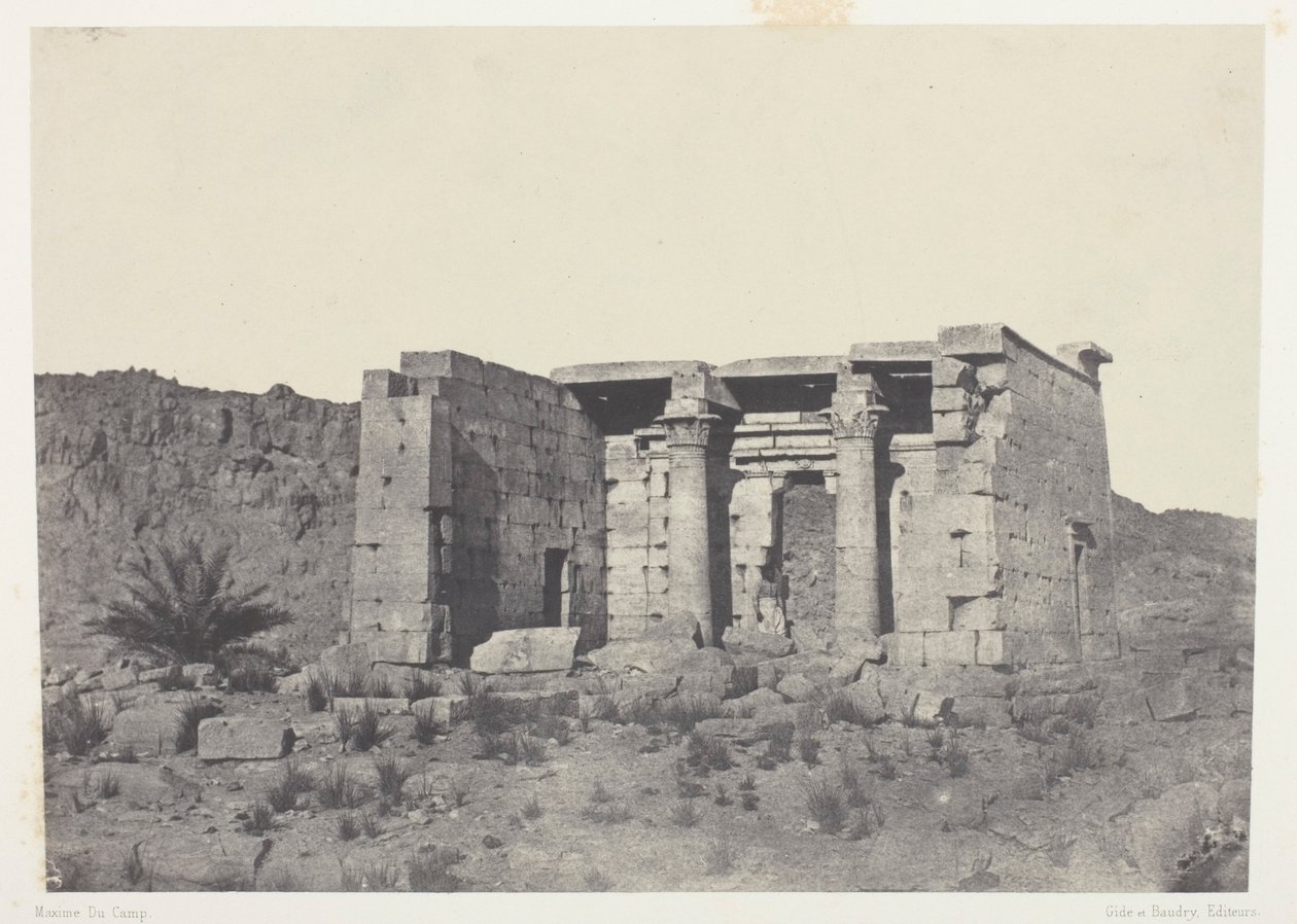 Temple of Tafeh (Ancient Taphis), Nubia by Maxime Du Camp