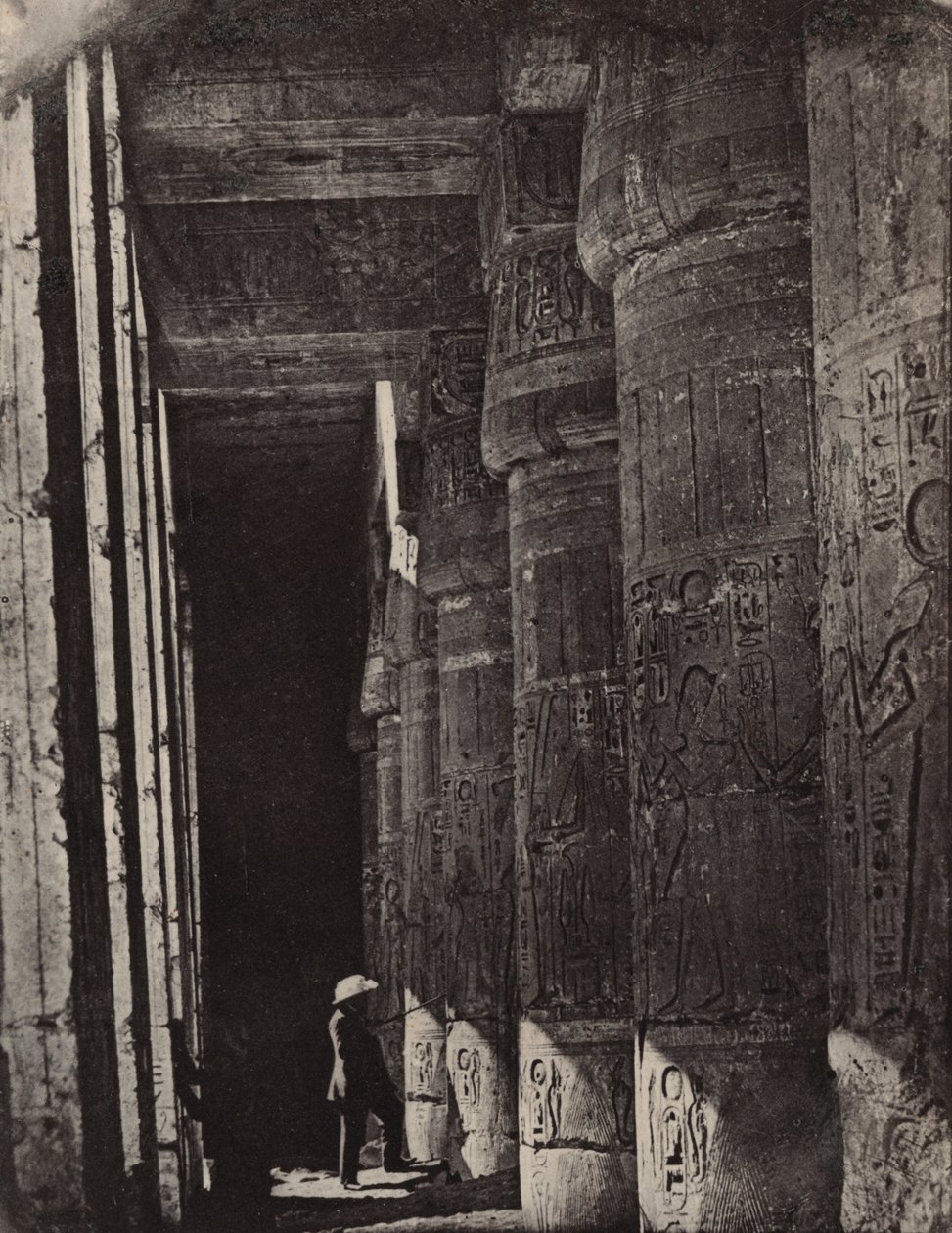 Thebes, Medinet Habu, Palace Galleries by Maxime Du Camp