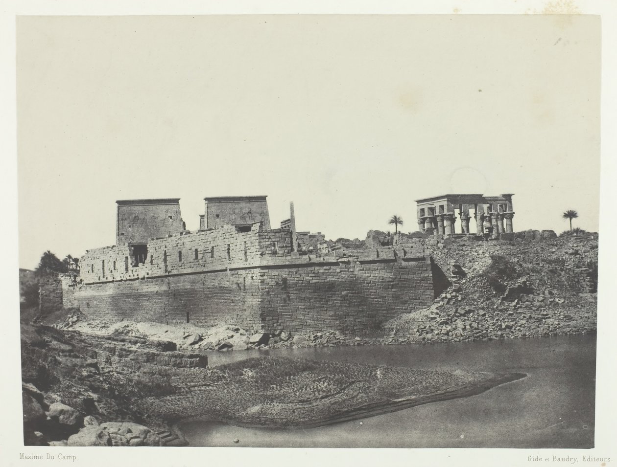 View Taken from the Southwest Corner, Philoe, Nubia by Maxime Du Camp