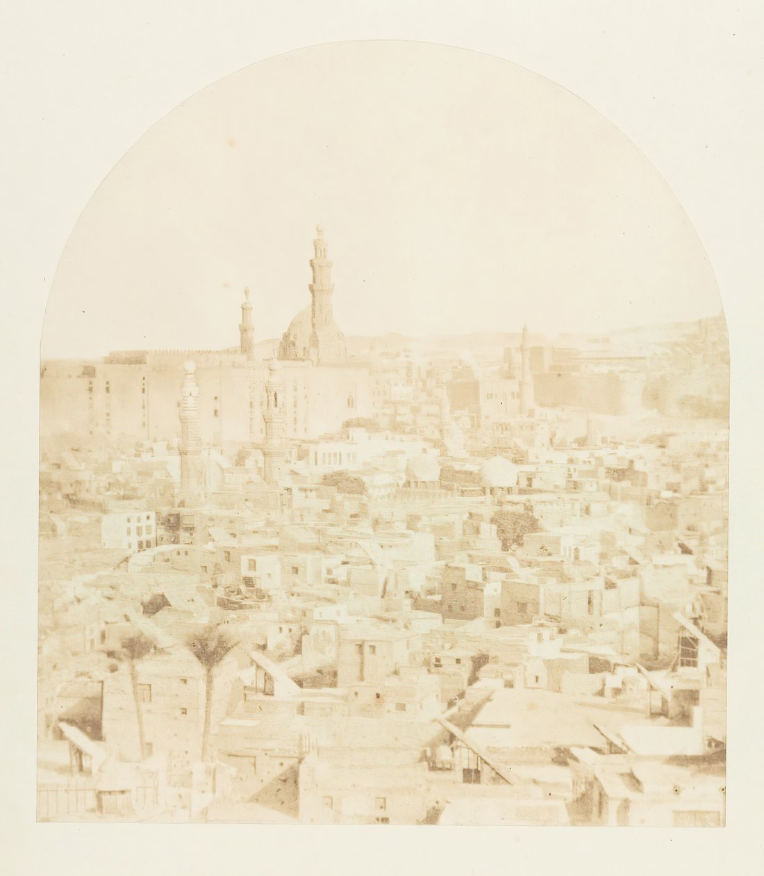 General View of Cairo, from the Tegloun Mosque, December 1849-January 1850 by Maxime Du Camp