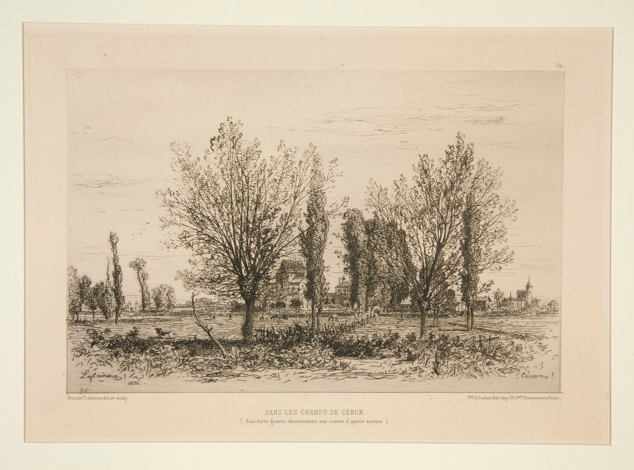 In the Fields of C?non by Maxime Lalanne