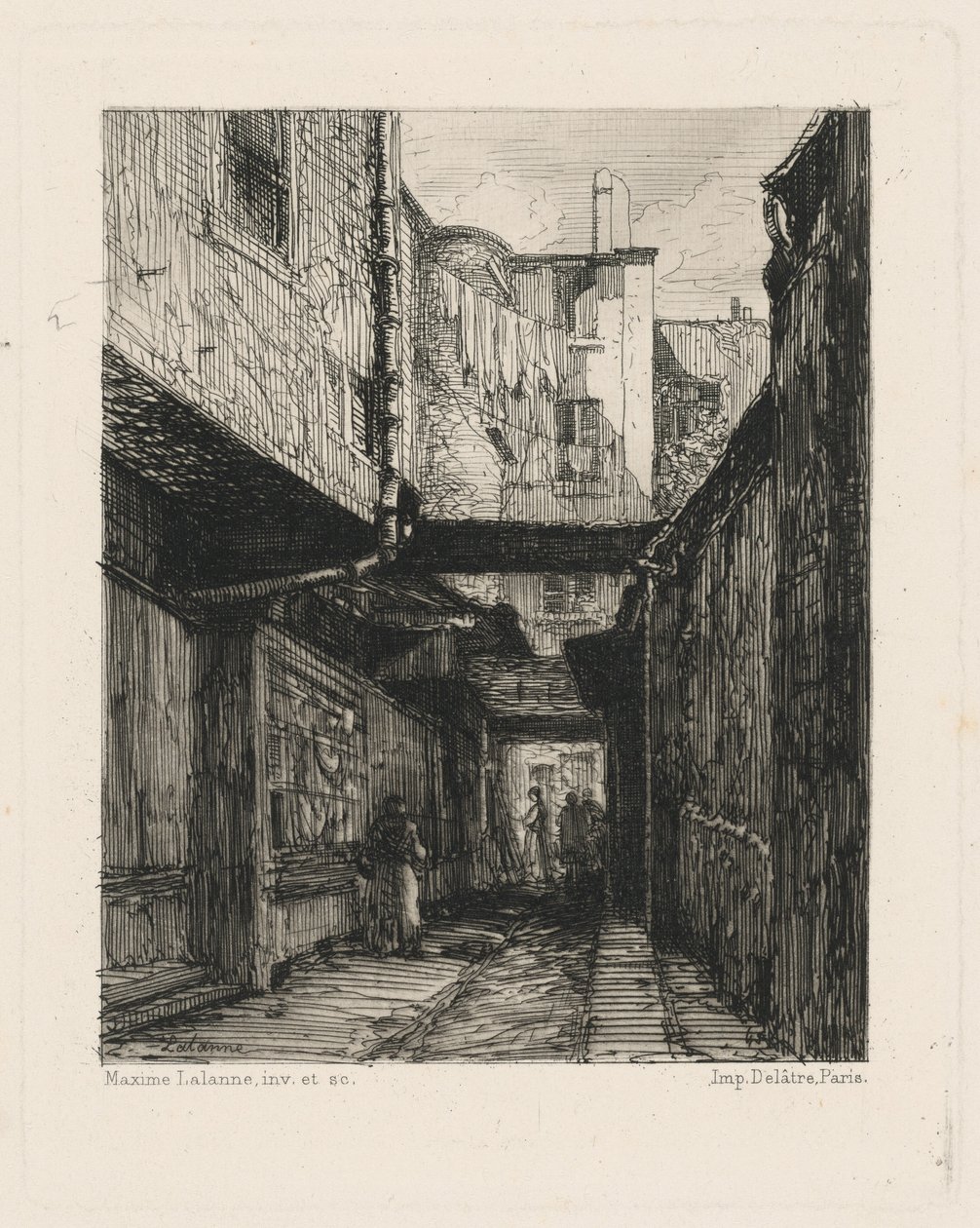 Passage de la Marmite, Paris by Maxime Lalanne