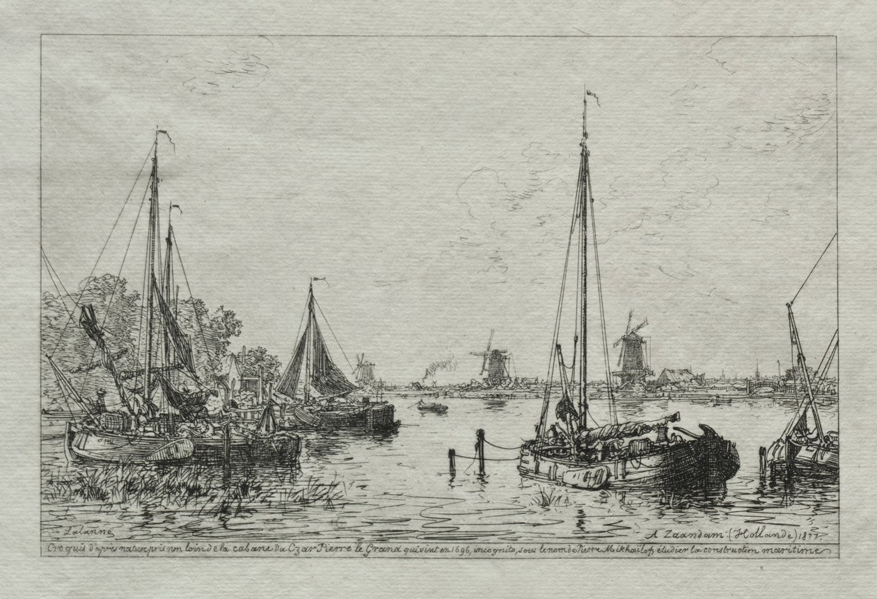 Sketch from Nature, 1877 by Maxime Lalanne
