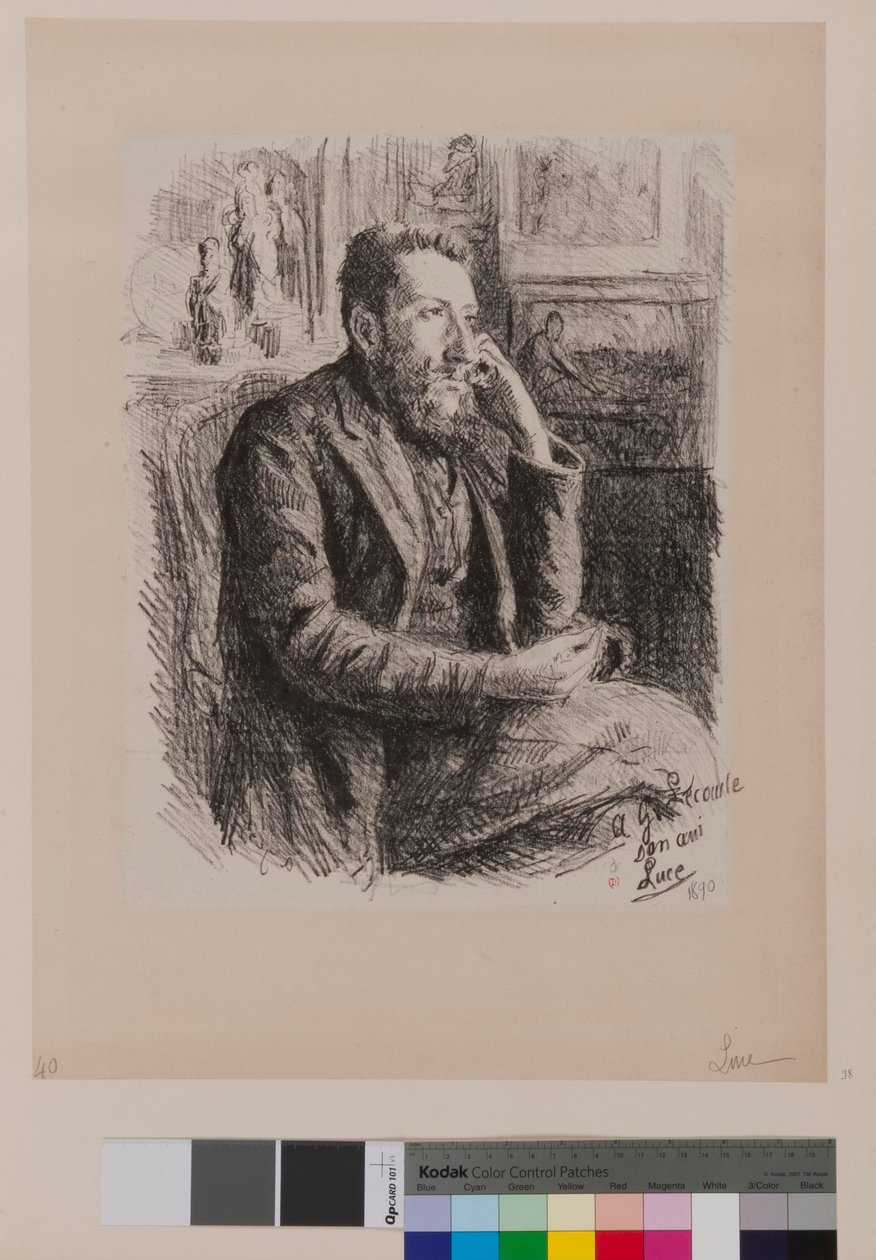 To Georges Lecomte by Maximilien Luce