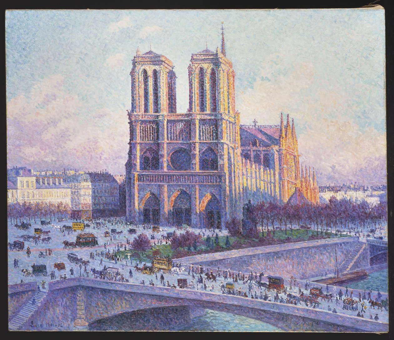 Notre Dame, Paris, View from the Quai Saint-Michel by Maximilien Luce