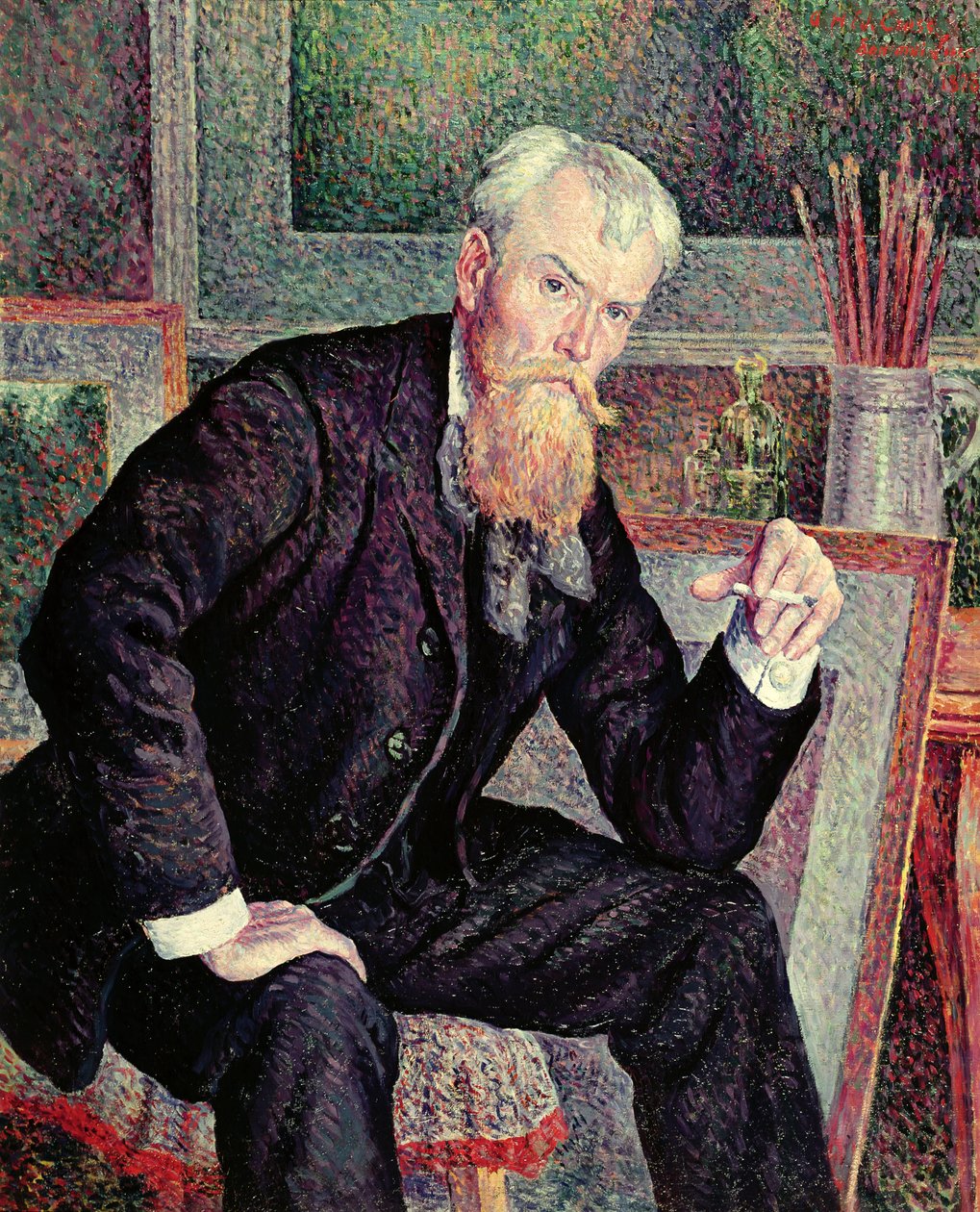 Portrait of Henri Edmond Cross, 1898 by Maximilien Luce