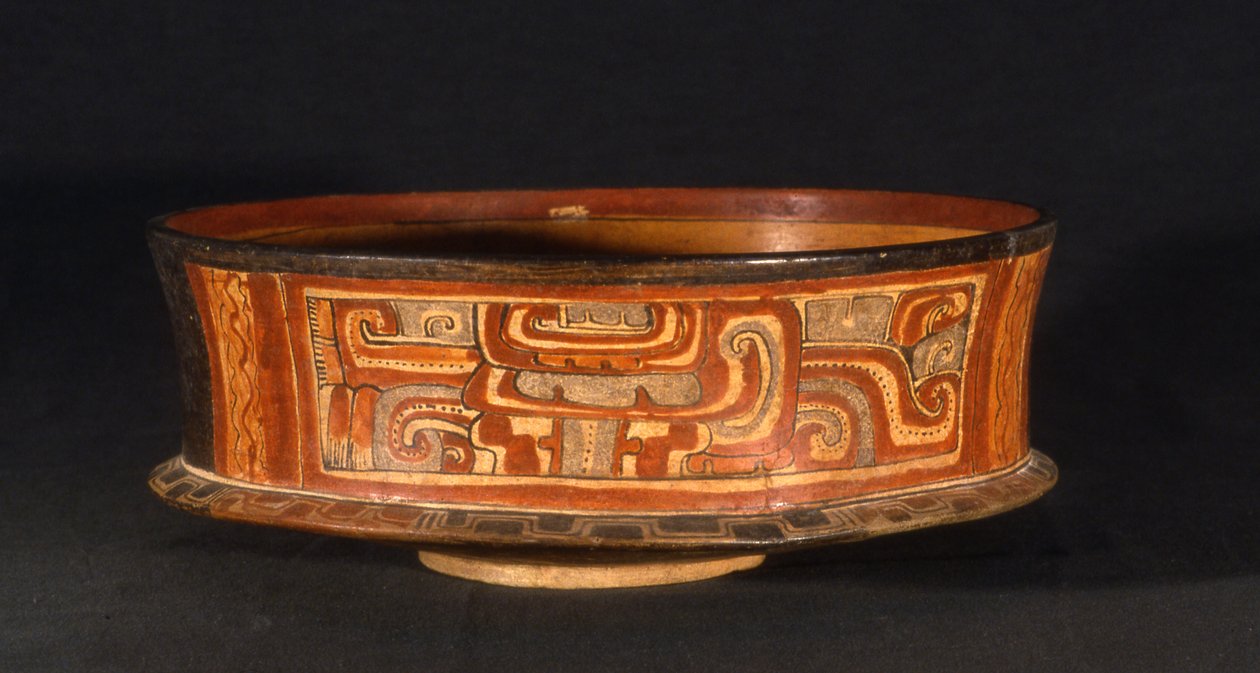 Funerary vessel by Mayan
