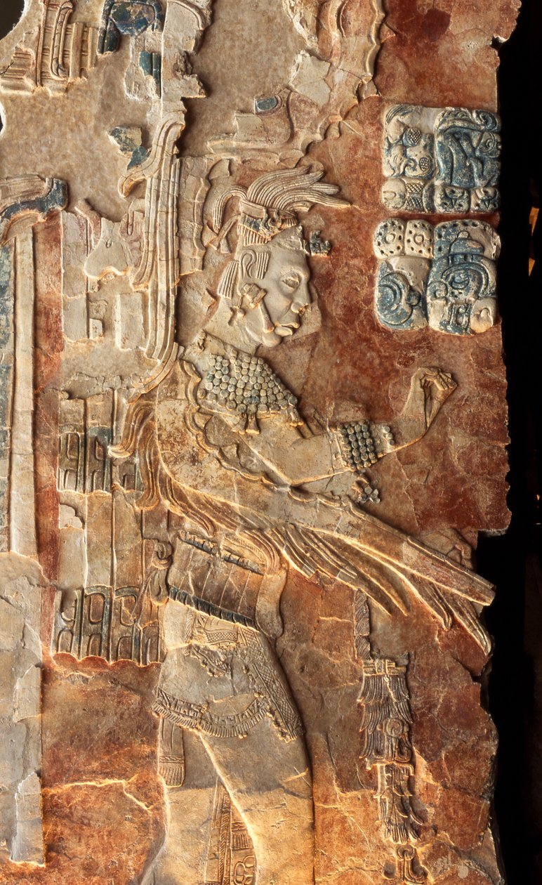 King Pacal Stela 22 by Mayan