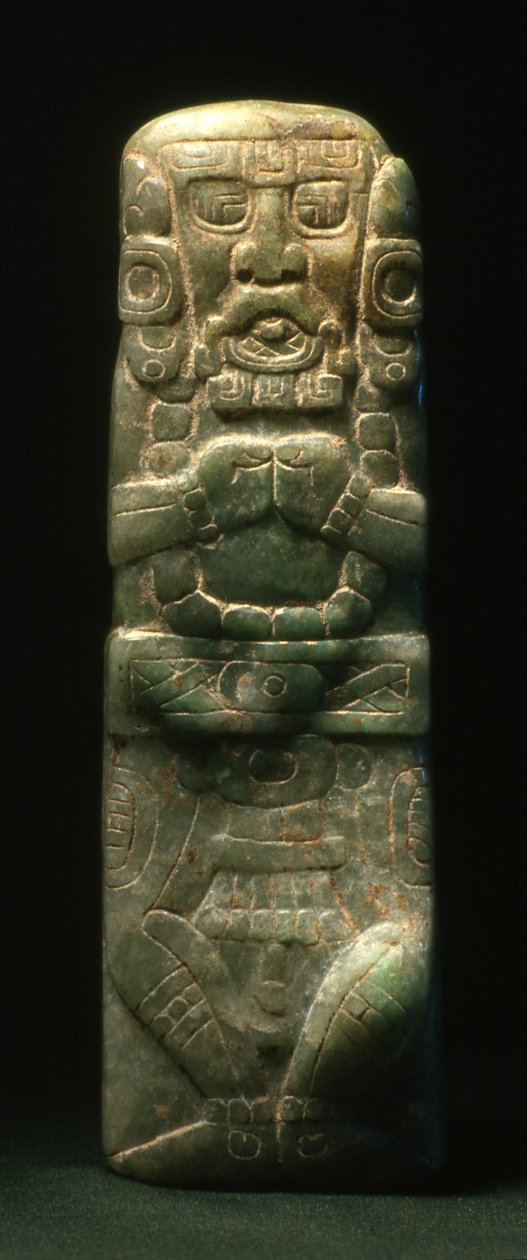 Statuette Placed in Dedication Down the Hieroglyphic Stairway, Copan, Late Classic Period (600-900) by Mayan