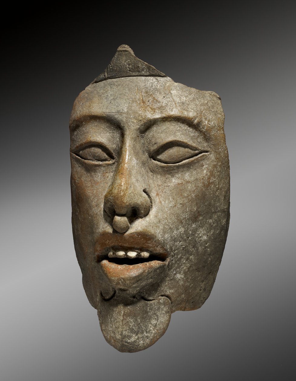Head of a Ruler from an Incensario, AD 600-900 by Mayan Mayan