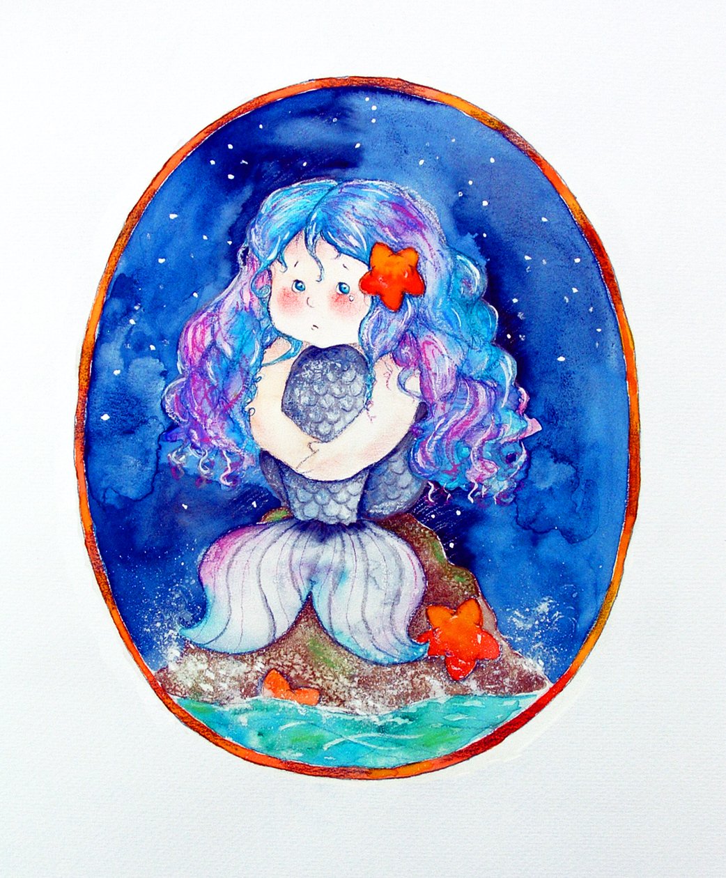 Sad Little Mermaid by Maylee Christie