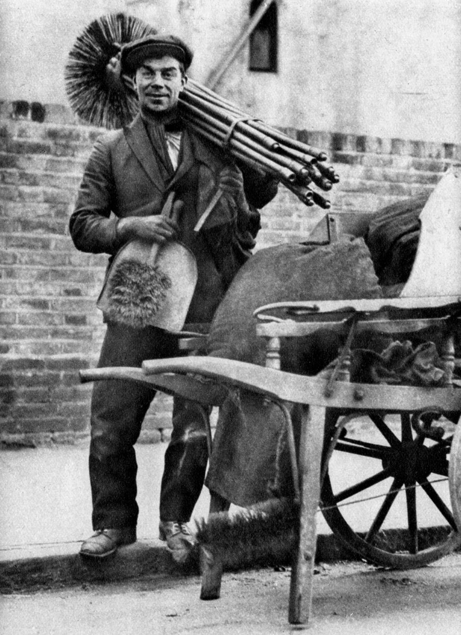 Chimney Sweep, London by McLeish