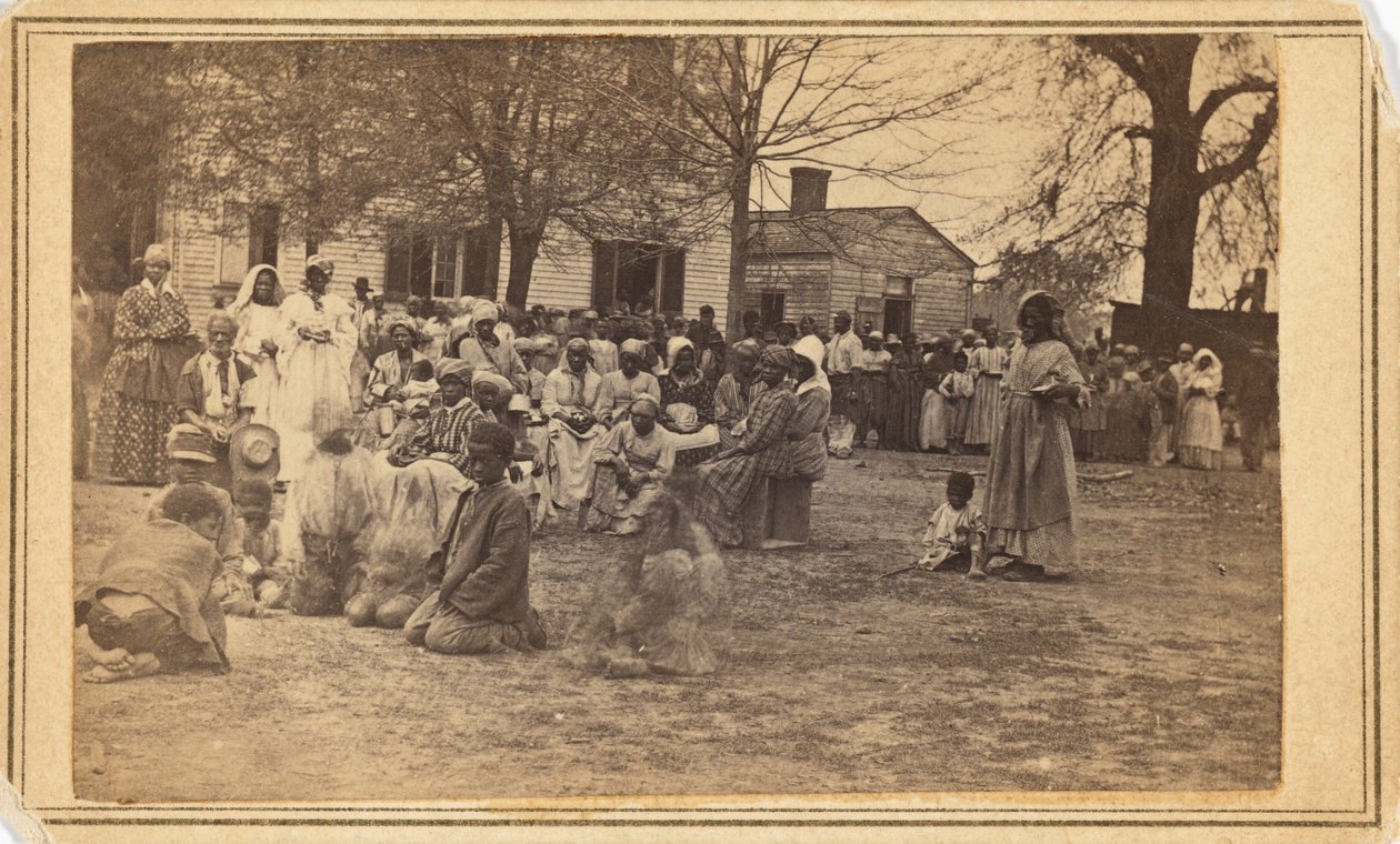 Refugee Camp, Bullard Plantation, 1864 (photo) by McPherson & Oliver